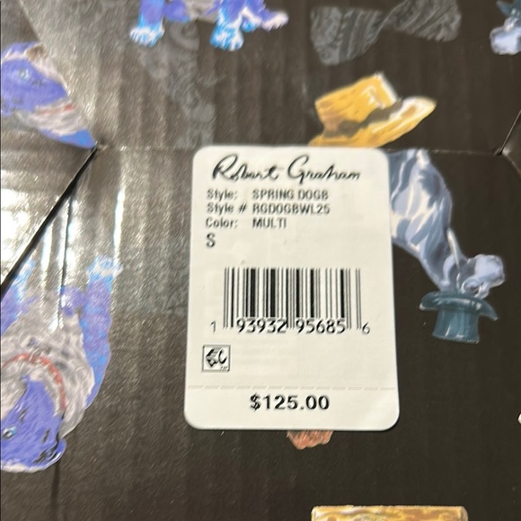 Robert Graham Dog Bowl Set - Picture 9 of 9